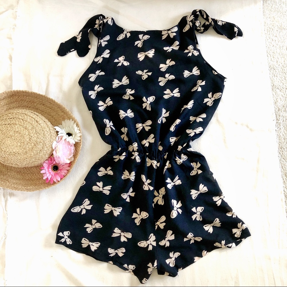 Bowed all over Romper! NEW!